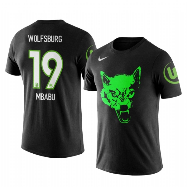 Men's Kevin Mbabu VfL Wolfsburg Team Logo Personalize Short Sleeve T-shirt