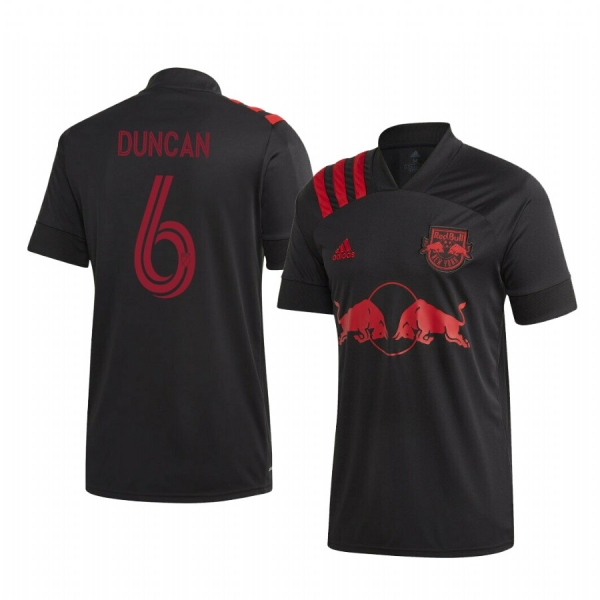 New York Red Bulls Kyle Duncan Men's 2020-21 Away Official Jersey