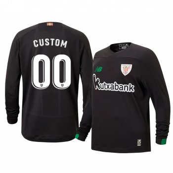 Youth Custom Athletic Bilbao 19-20 Black Goalkeeper Replica Jersey Youth