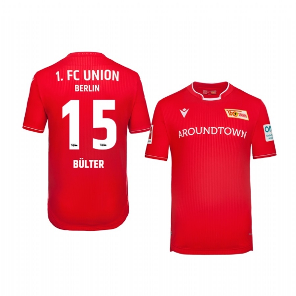 Youth Marius Bulter Union Berlin 19-20 Home Red Official Short Sleeve Jersey