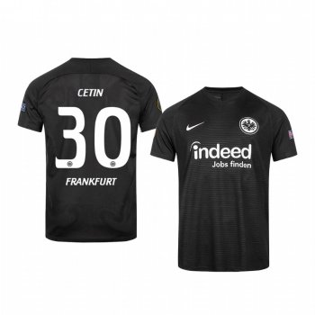 Youth Sahverdi Cetin Eintracht Frankfurt 2020 Black Europa League Official Jersey