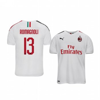 Youth Alessio Romagnoli AC Milan 19-20 Away Short Sleeve Jersey