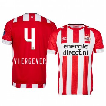 Men's Nick Viergever PSV Eindhoven 18-19 Home Jersey