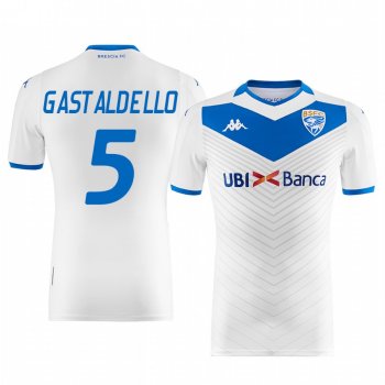 Daniele Gastaldello Brescia Calcio 19-20 Away Short Sleeve Jersey