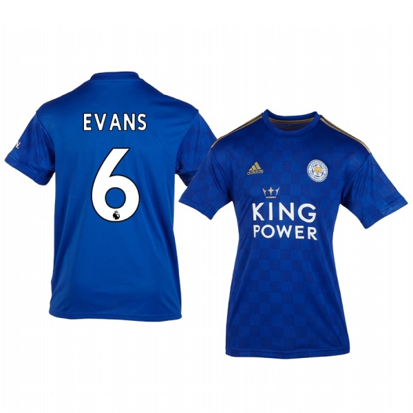 Youth Jonny Evans Leicester City Home Short Sleeve Jersey 19-20