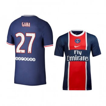 Youth Paris Saint-Germain Idrissa Gueye Navy Home Short Sleeve Jersey 2020-21