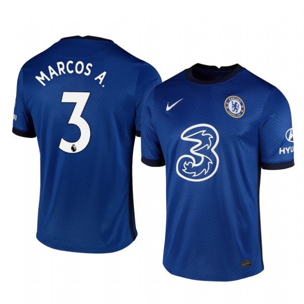 Marcos Alonso Chelsea 2020 Home Replica Short Sleeve Jersey