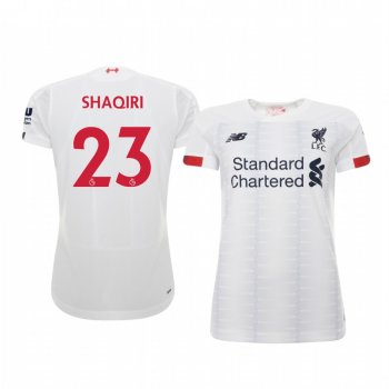 Women's Xherdan Shaqiri Liverpool Away Short Sleeve Jersey 19-20