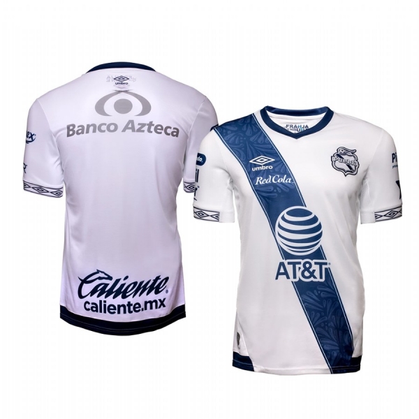 Club Puebla Home White Short Sleeve Jersey