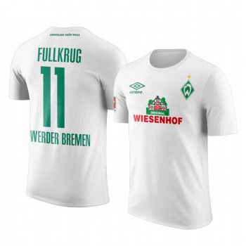 Men's Niclas Füllkrug Werder Bremen Away Team Logo Short Sleeve T-Shirt