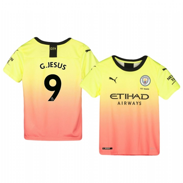 Youth Manchester City Gabriel Jesus Jersey Alternate Third 19-20