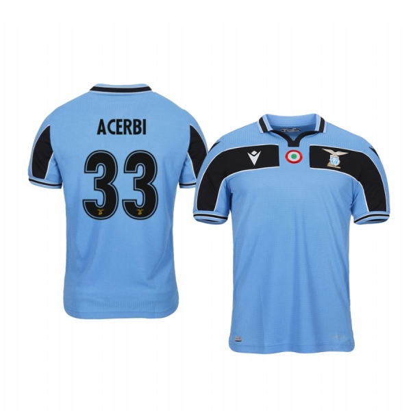 Youth Francesco Acerbi Lazio 19-20 Light Blue 120th Anniversary Celebration Jersey