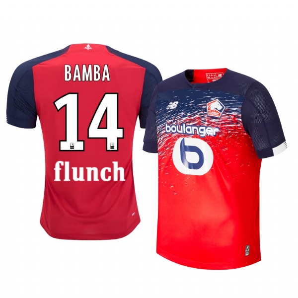 Lille OSC Jonathan Bamba Home Men's Jersey 19-20