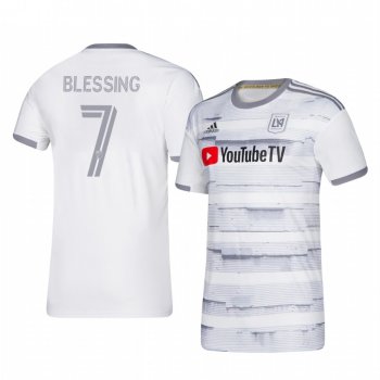 Latif Blessing Los Angeles FC 2020-21 Away Men's White Short Sleeve Jersey