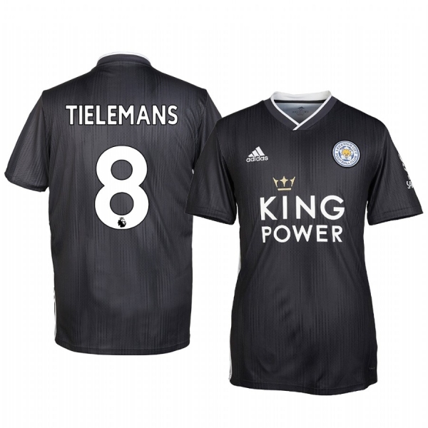 Youri Tielemans Leicester City Third Men's Short Sleeve Jersey 19-20