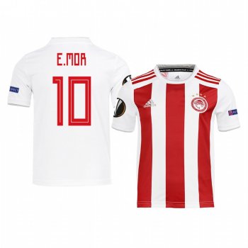 Youth Emre Mor Olympiacos Piraeus UEFA Europa League Home White Short Sleeve Jersey