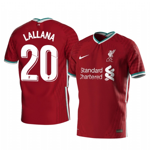 Adam Lallana Liverpool 2020-21 Red Home Men's Short Sleeve Jersey