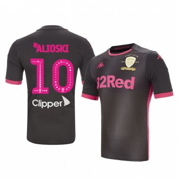 Ezgjan Alioski Leeds United Away Black 100 Year Crest Jersey