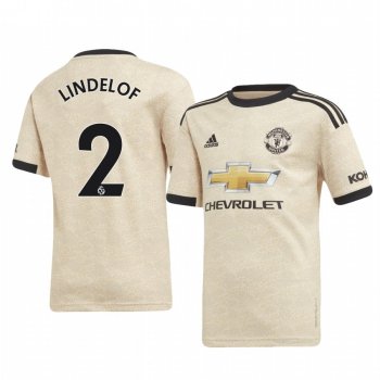 Youth Victor Lindelof Manchester United Away Short Sleeve Jersey 19-20