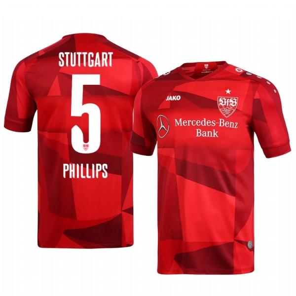 VfB Stuttgart Nathaniel Phillips Men's 19-20 Away Replica Short Sleeve Jersey