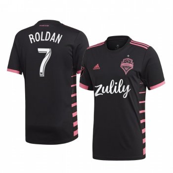 Cristian Roldan Seattle Sounders FC Short Sleeve Men's Away Jersey 19-20