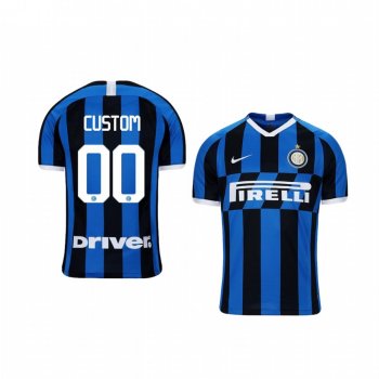 Youth Custom Internazionale Milano 19-20 Home Jersey