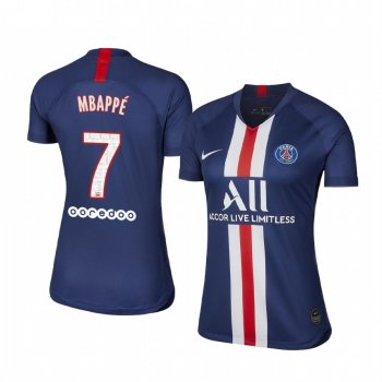 Women's Paris Saint-Germain Kylian Mbappé Home Jersey 19-20