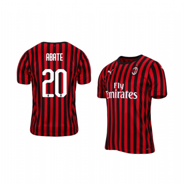 AC Milan Ignazio Abate 19-20 Home Men's Short Sleeve Jersey