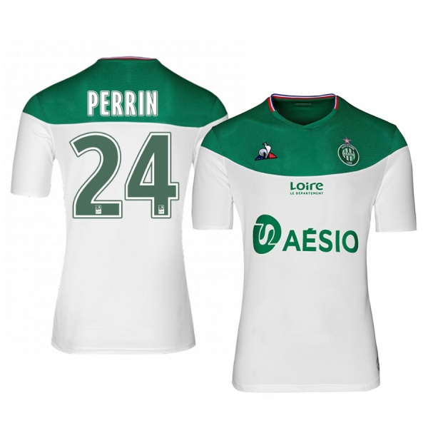 AS Saint-Etienne Loïc Perrin Men's Away Jersey 19-20