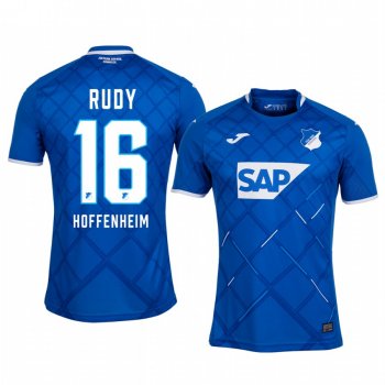 Midfielder TSG 1899 Hoffenheim Sebastian Rudy Men's Home Jersey 19-20