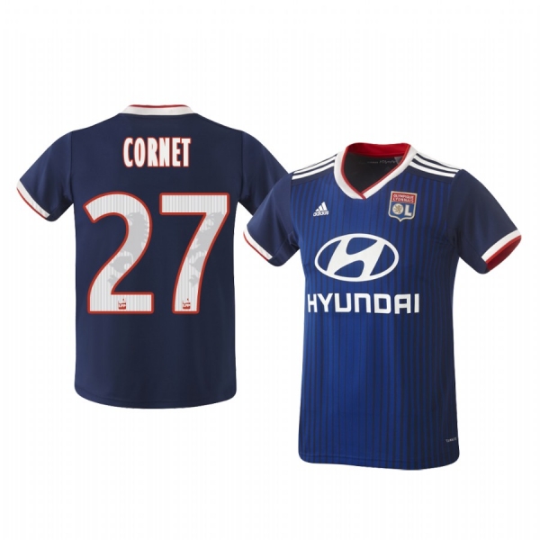 Olympique Lyonnais Maxwel Cornet Men's Away Jersey 19-20