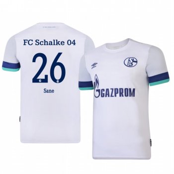 Youth Schalke 04 Salif Sané White Away Jersey 19-20