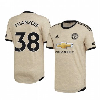 Axel Tuanzebe Manchester United Away Men's Short Sleeve Jersey 19-20