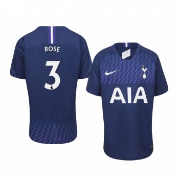 Youth Danny Rose Tottenham Hotspur 19-20 Away Navy Short Sleeve Jersey