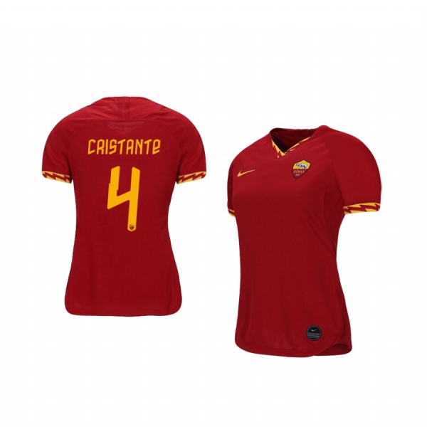 Women's Bryan Cristante AS Roma 19-20 Home Jersey