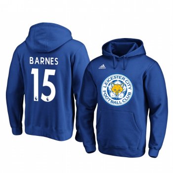 Harvey Barnes Leicester City Royal Team Logo Pullover Hoodie