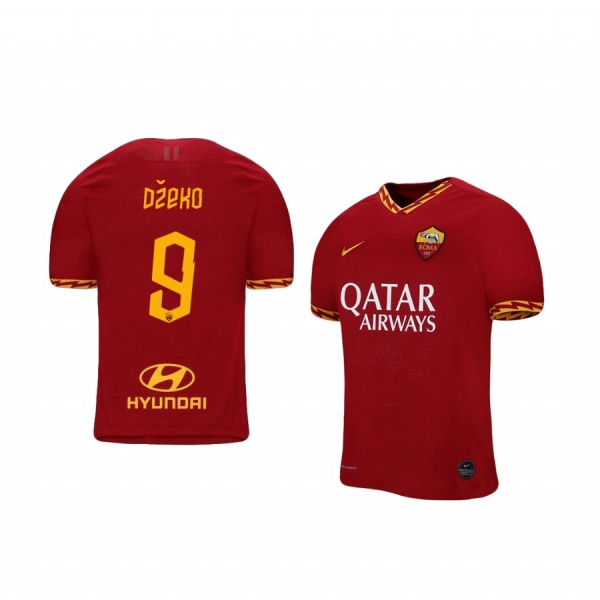 Men's Edin Dzeko AS Roma 19-20 Home Jersey