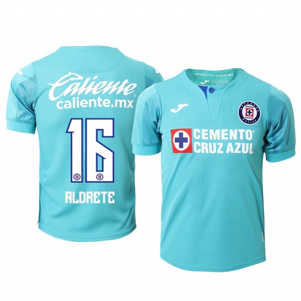 Youth Adrian Aldrete Cruz Azul 19-20 Light Blue Third Official Jersey