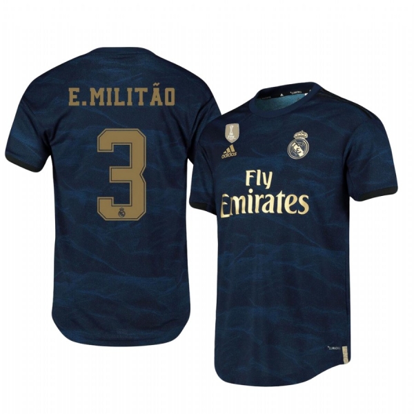 Real Madrid Eder Militao Away Short Sleeve Jersey 19-20