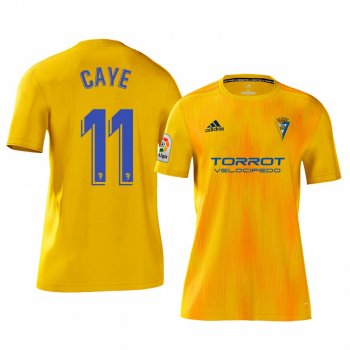 Caye Quintana Cadiz CF Home Yellow Short Sleeve Jersey