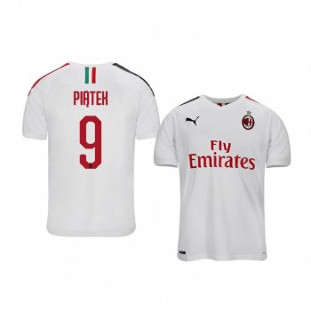 Youth Krzysztof Piatek AC Milan 19-20 Away Short Sleeve Jersey