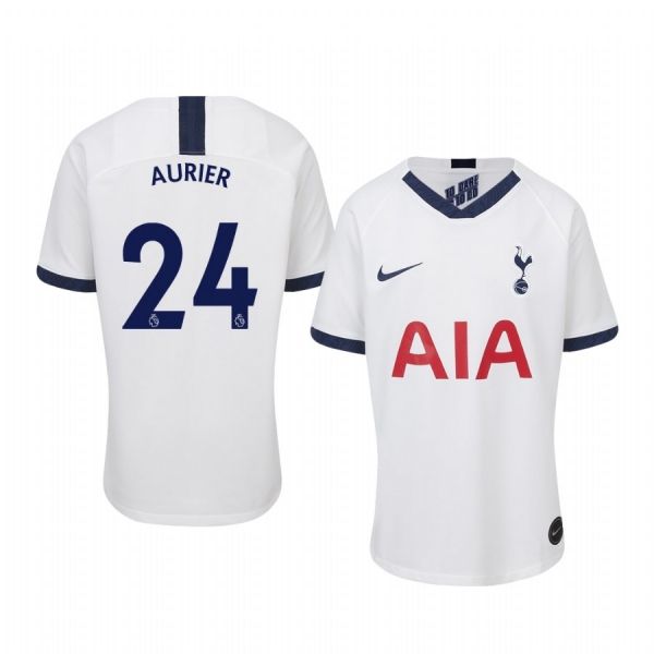 Youth Serge Aurier Tottenham Hotspur 19-20 Home White Short Sleeve Jersey