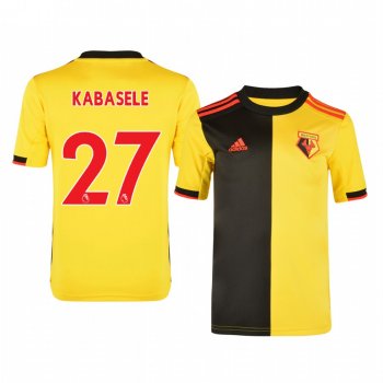 Youth Christian Kabasele Watford Home Short Sleeve Jersey 19-20