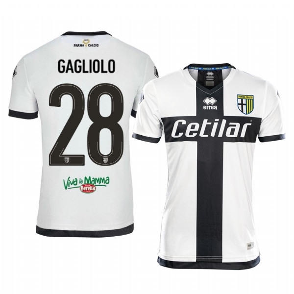 Men's Riccardo Gagliolo Parma Calcio 1913 19-20 Home Jersey