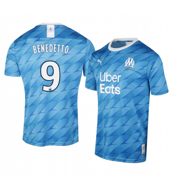 Olympique de Marseille Dario Benedetto Men's Away Jersey 19-20