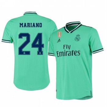 Mariano Real Madrid 19-20 Third Men's Green Alternate Short Sleeve Jersey