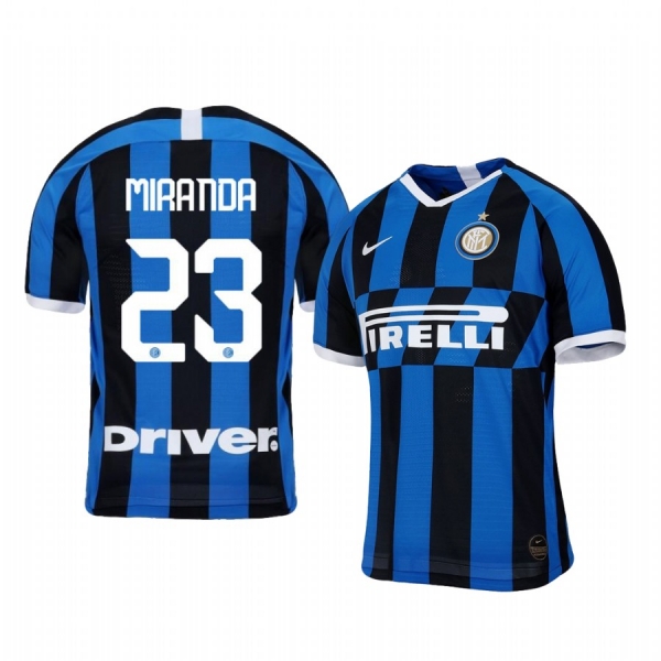 Internazionale Milano Joao Miranda 19-20 Home Men's Short Sleeve Jersey