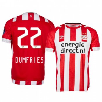 Men's Denzel Dumfries PSV Eindhoven 18-19 Home Jersey