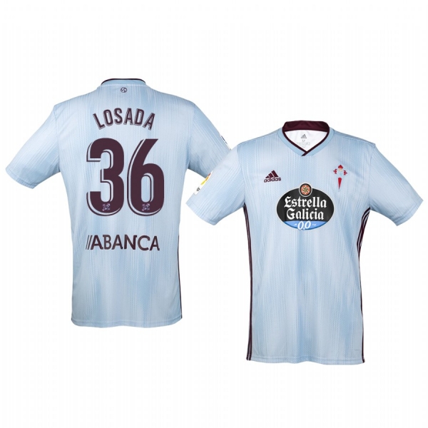 Iker Losada Celta de Vigo 19-20 Home Jersey Men's