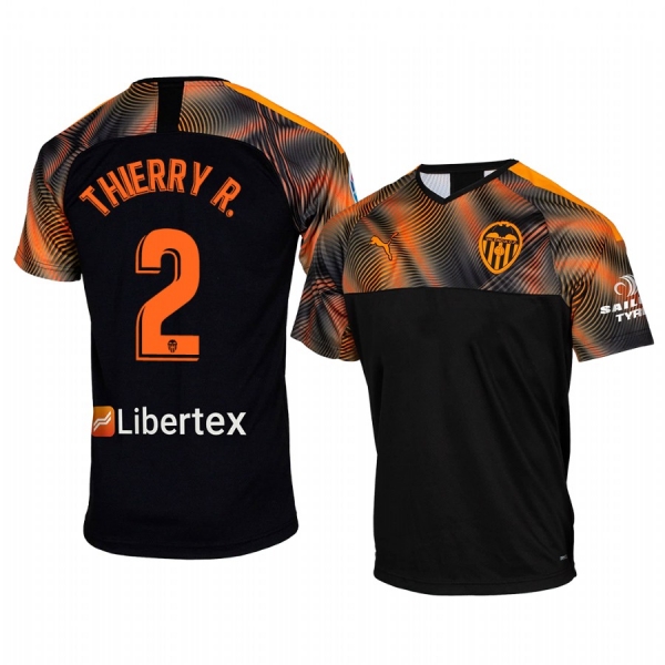 Youth Valencia Thierry Correia Away Short Sleeve Jersey 19-20